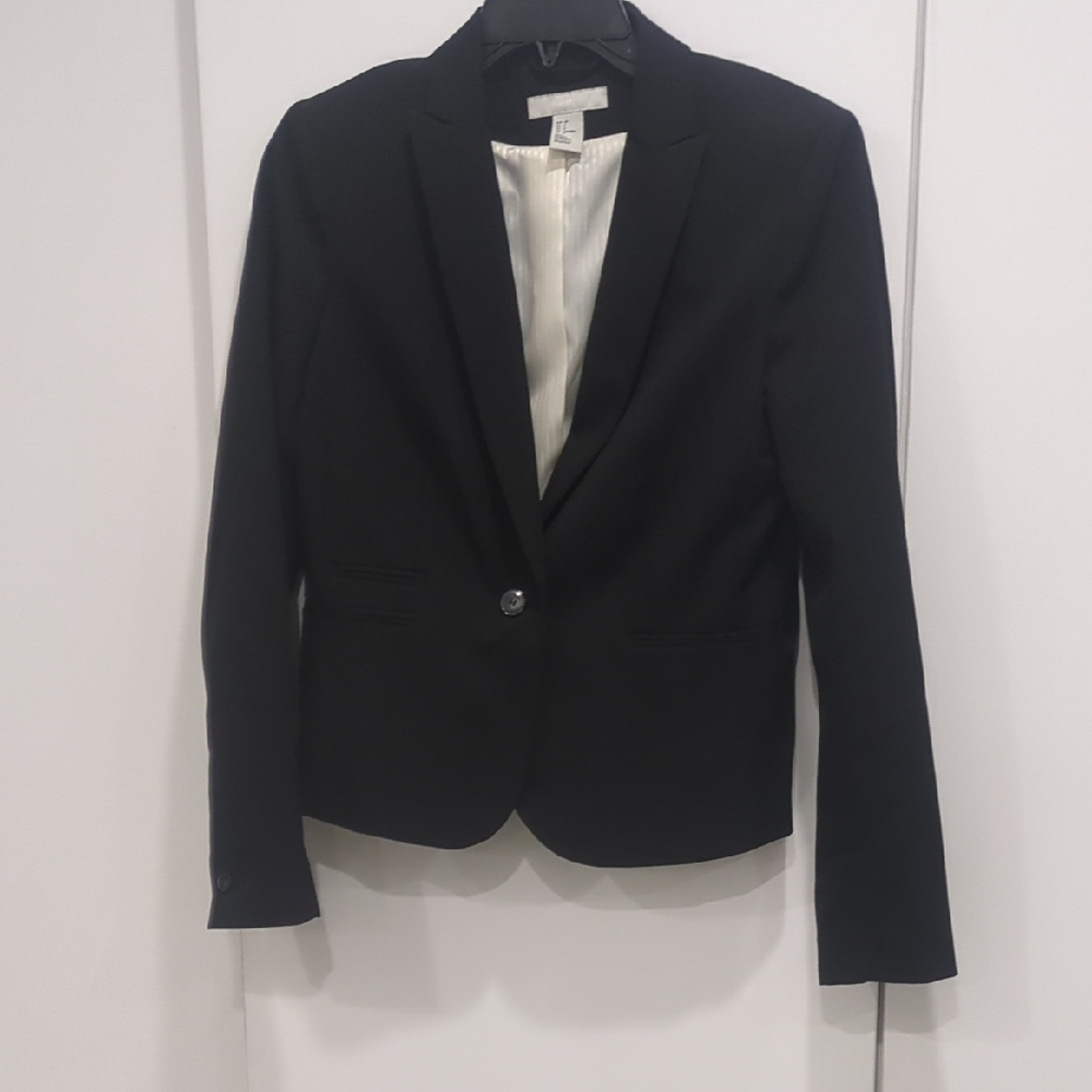 H&M Classic Black Blazer Like New